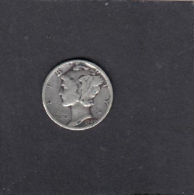 Beschrijving: 1 Dime MERCURY